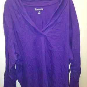 Medium weight Purple Tunic by Roamans